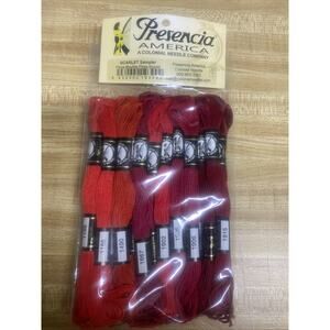Pack of New Presencia Pearl Cotton Thread Scarlet Sampler Pack Basic
